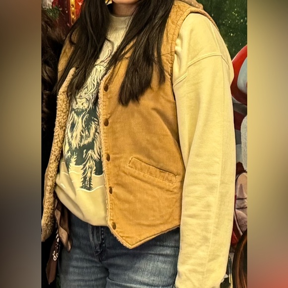 Vintage Wrangler Sherpa Vest - Picture 2 of 6